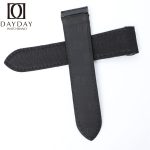 Buy bespoke watch strap for Cartier-santos 100 Midsize, Large, XL-quickswitch-nylon canvas-strap-black-watch-band-replacement-for-sale