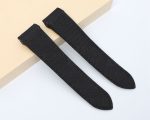 Buy bespoke watch strap for Cartier-santos 100 Midsize, Large, XL-quickswitch-nylon canvas-strap-black-watch-band-replacement-for-sale