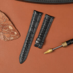 Bespoke handmade alligator watch Strap Replacement for Rolex Cellini