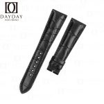 Black Alligator leather watch band Patek Philippe PP Calatrava Complications strap replacement for sale
