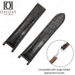 Handmade Leather Watch Band Single Folded fit for Pasha de Cartier strap