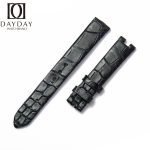 Black-alligator-leather-watchband-for-Breguet-Reine-strap
