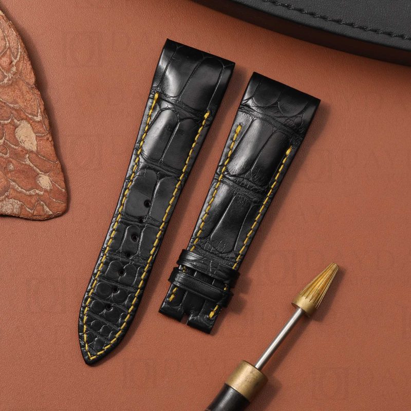 Buy Custom Alligator leather watch band Replacement Franck Muller Conquistador 8900 9900 SC DT GPG strap 22mm 24mm (1)