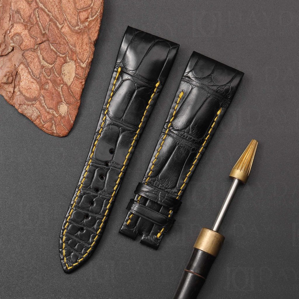 Buy Custom Alligator leather watch band Replacement Franck Muller Conquistador 8900 9900 SC DT GPG strap 22mm 24mm (2)