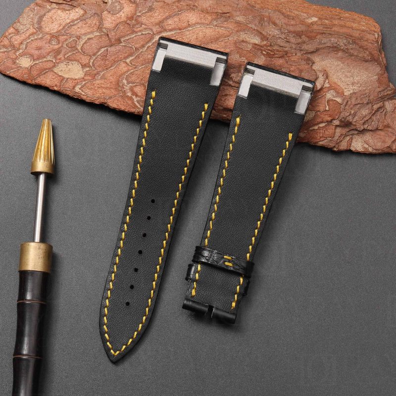 Buy Custom Alligator leather watch band Replacement Franck Muller Conquistador 8900 9900 SC DT GPG strap 22mm 24mm (3)