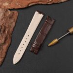 Buy Custom Brown Alligator leather strap for Breguet Queen of Naples Ladies watch band (4)