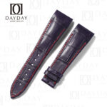 Buy Custom Purple Alligator leather watch band Replacement Franck Muller Conquistador 8900 9900 SC DT GPG strap 22mm 24mm