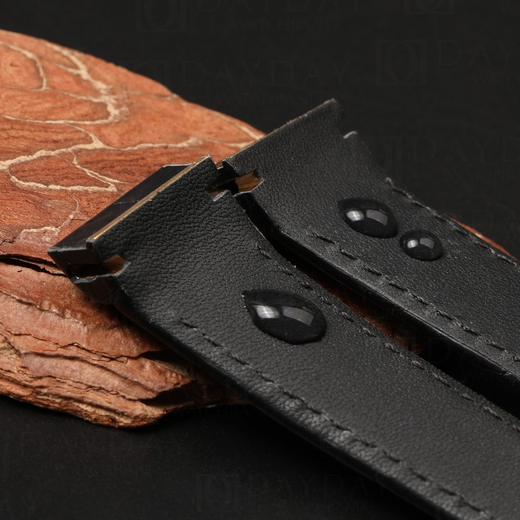 Buy Custom bespoke Black Alligator leather watch strap band replacement for Franck Muller King Conquistador 8001 8002 8005 8006 SC (2)