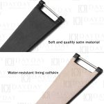 Buy Replacement Black Satin Strap for Patek Philippe Twenty 4 watch band (3)