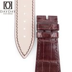Buy-custom Replacement-brown-alligator leather-watch-strap replacement-for-Franck-Muller-Master-Square-6000 6002 watchband-for-sale