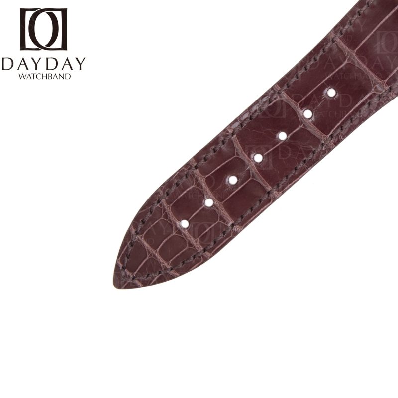 Buy-custom Replacement-brown-alligator leather-watch-strap replacement-for-Franck-Muller-Master-Square-6000 6002 watchband-for-sale