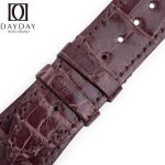 Buy-custom Replacement-brown-alligator leather-watch-strap replacement-for-Franck-Muller-Master-Square-6000 6002 watchband-for-sale