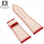 Buy-handmade Replacement-red-alligator leather-watch-strap-for-Franck-Muller-Master-Square-6000 6002 ladies watchband-for-sale