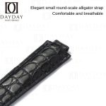 Buy replacement alligator leather strap for Cartier Ballon Bleu de watch band for sale