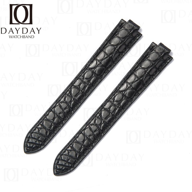 Buy replacement alligator leather strap for Cartier Ballon Bleu de watch band for sale