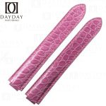 Buy replacement alligator leather strap for Cartier Ballon Bleu de watch band for sale