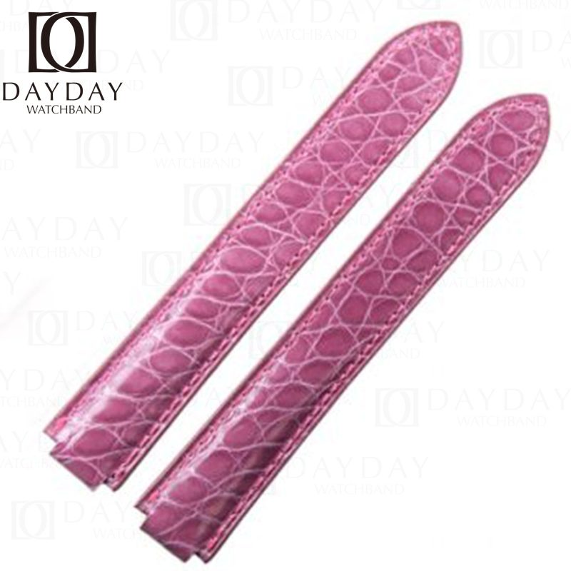 Buy replacement alligator leather strap for Cartier Ballon Bleu de watch band for sale