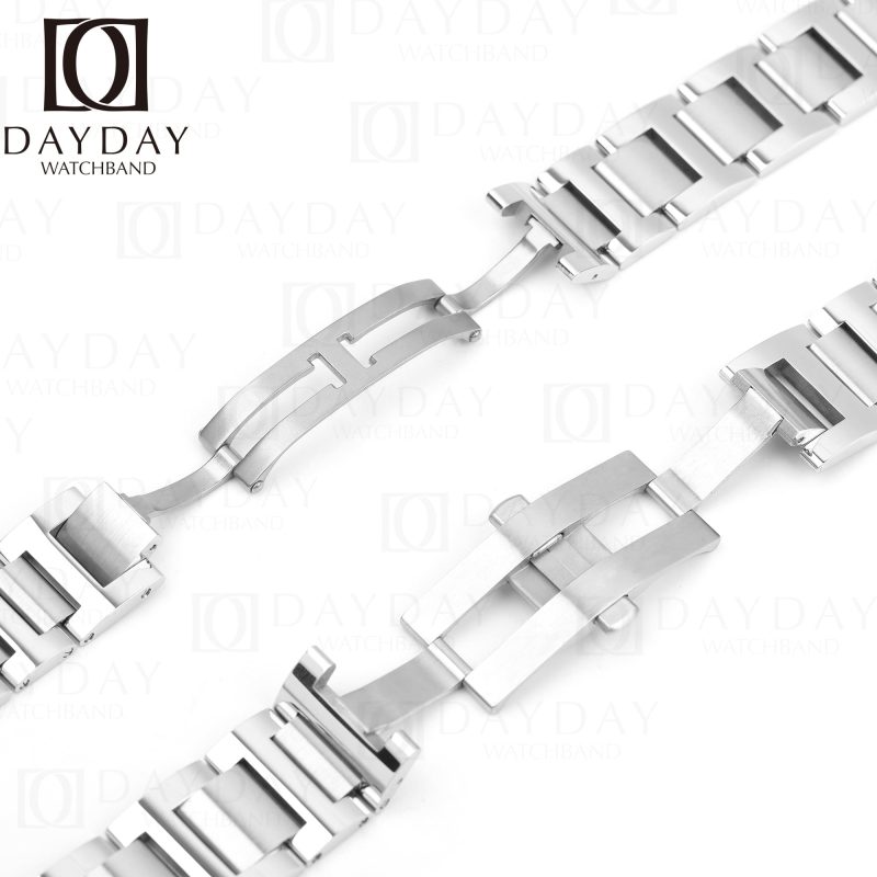 Cartier Ballon Bleu stainless steel metal watch band replacement strap
