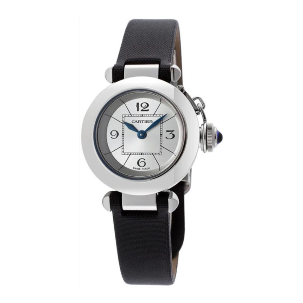 Cartier Pasha black satin