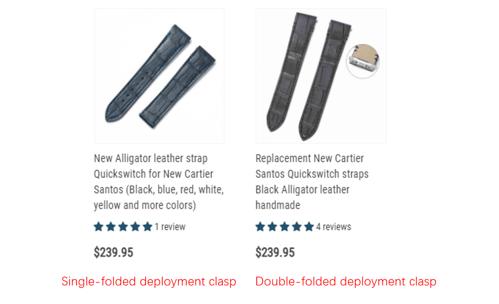 Cartier-Santos-Types