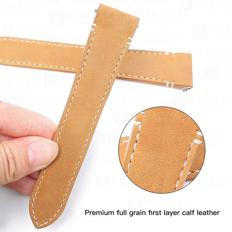 Cartier-santos-quickswitch-leather-strap-brown-watch-band-replacement-for-sale