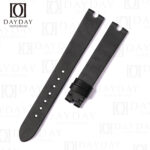 Chopard Bands For Watches Replacement Black Satin silk strap for Chopard Happy Floating Dancing Diamonds ladies watch belt