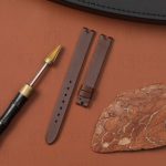 Chopard Bands For Watches Replacement Brown Satin silk strap for Chopard Happy Floating Dancing Diamonds ladies watch belt (2)