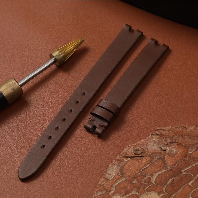 Chopard Bands For Watches Replacement Brown Satin silk strap for Chopard Happy Floating Dancing Diamonds ladies watch belt (3)