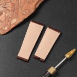 Custom 21mm 22mm Brown alligator leather watch band Rolex Sky Dweller (4)