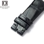 Black-alligator-leather-watchband-for-Breguet-Reine-strap