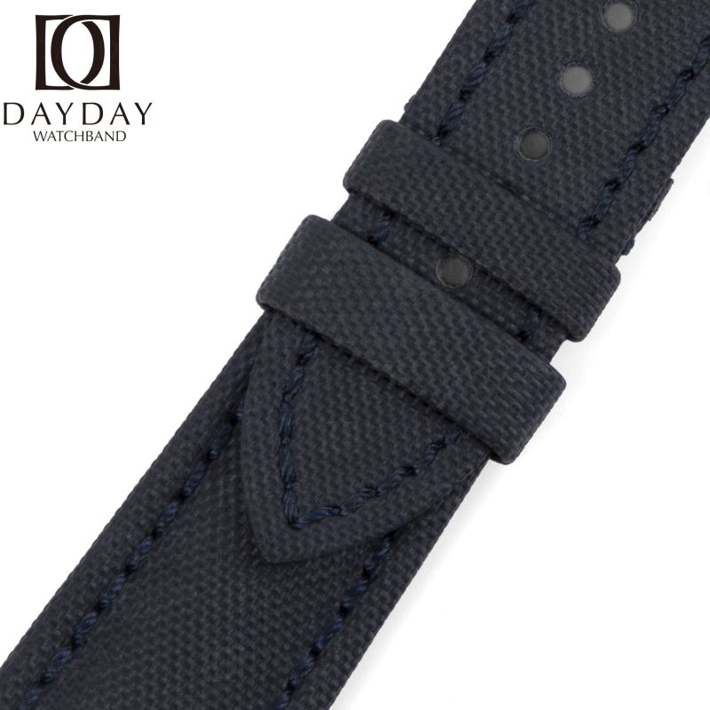 Custom Blancpain fifty Fathoms 20mm 23mm replacement watch band for sale Sailcloth strap