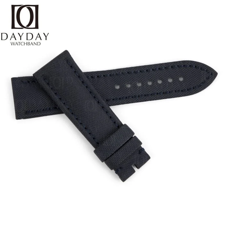 Custom Blancpain fifty Fathoms 20mm 23mm replacement watch band for sale Sailcloth strap