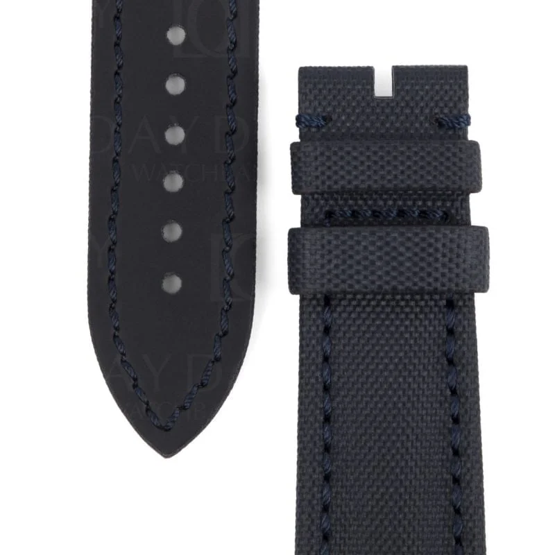 Custom Blancpain fifty Fathoms 20mm 23mm replacement watch band for sale Sailcloth strap