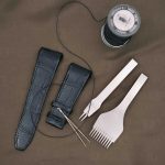 Custom handmade Franck Muller Vanguard V32 V41 V45 watch strap replacement black alligator leather watch band for sale