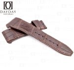 Custom handmade Franck Muller Vanguard V32 V41 V45 watch strap replacement brown alligator leather watch band for sale