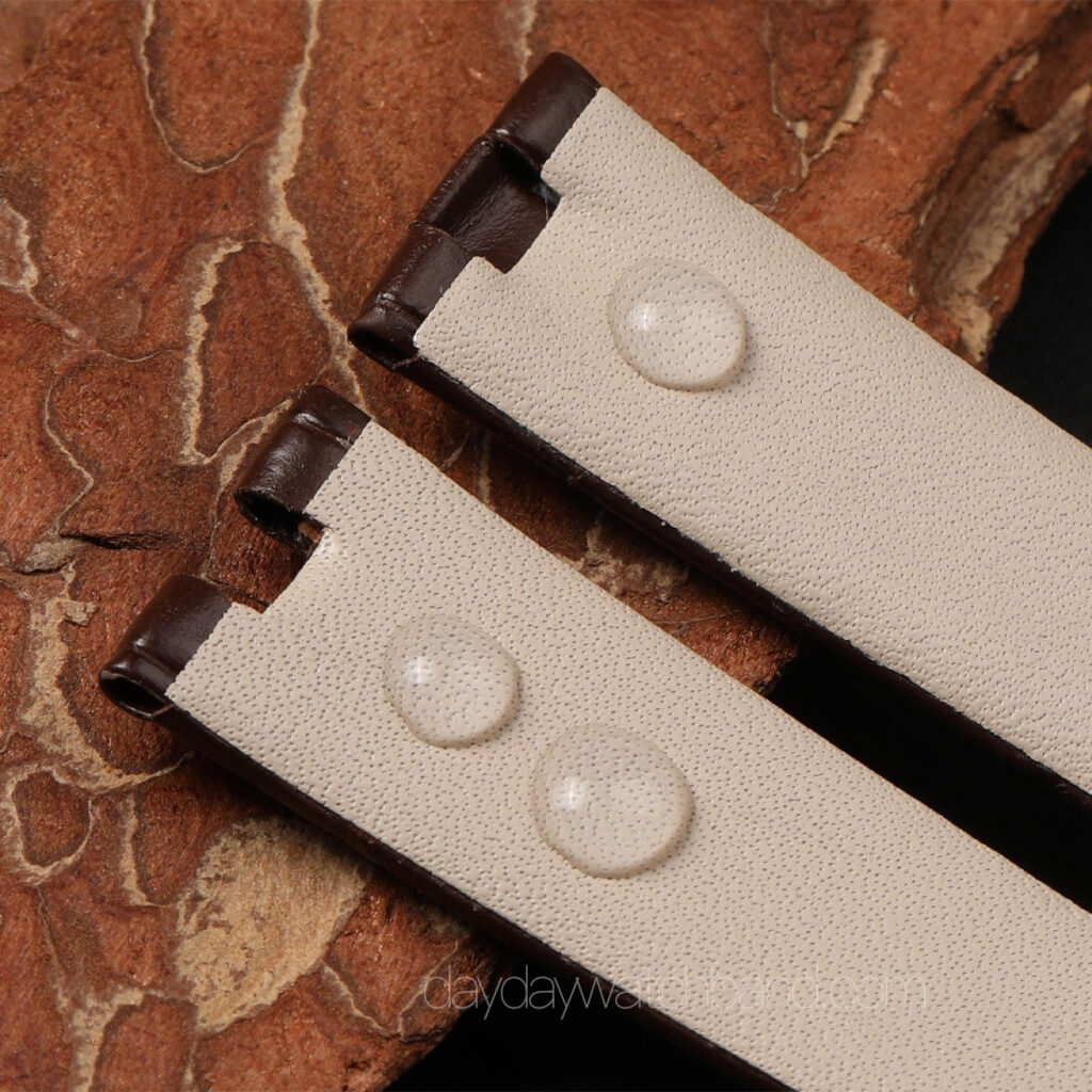 Custom alligator Leathe watch strap for Breguet with Sweat Proof Italy Calfskin Lining