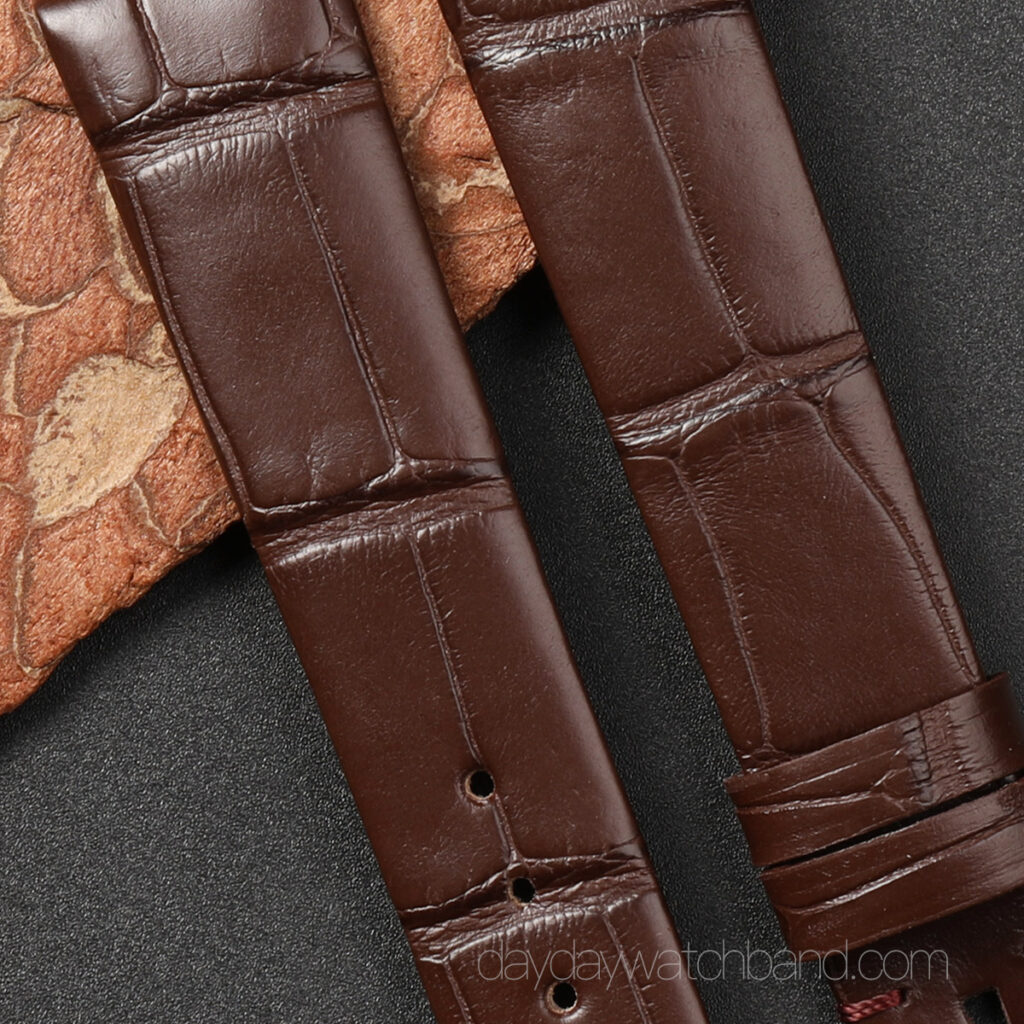 Custom alligator Leather Strap for Breguet Reine de Naples (Queen of Naples)