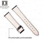 Custom alligator black alligator leather strap for Rolex Cellini time Moonphase 20mm replacement watch band for sale