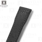 Custom black canvas fabric watch straps watch bands belt replacement for IWC Pilot Top Gun Mark
