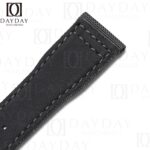 Custom black canvas fabric watch straps watch bands belt replacement for IWC Pilot Top Gun Mark (2)