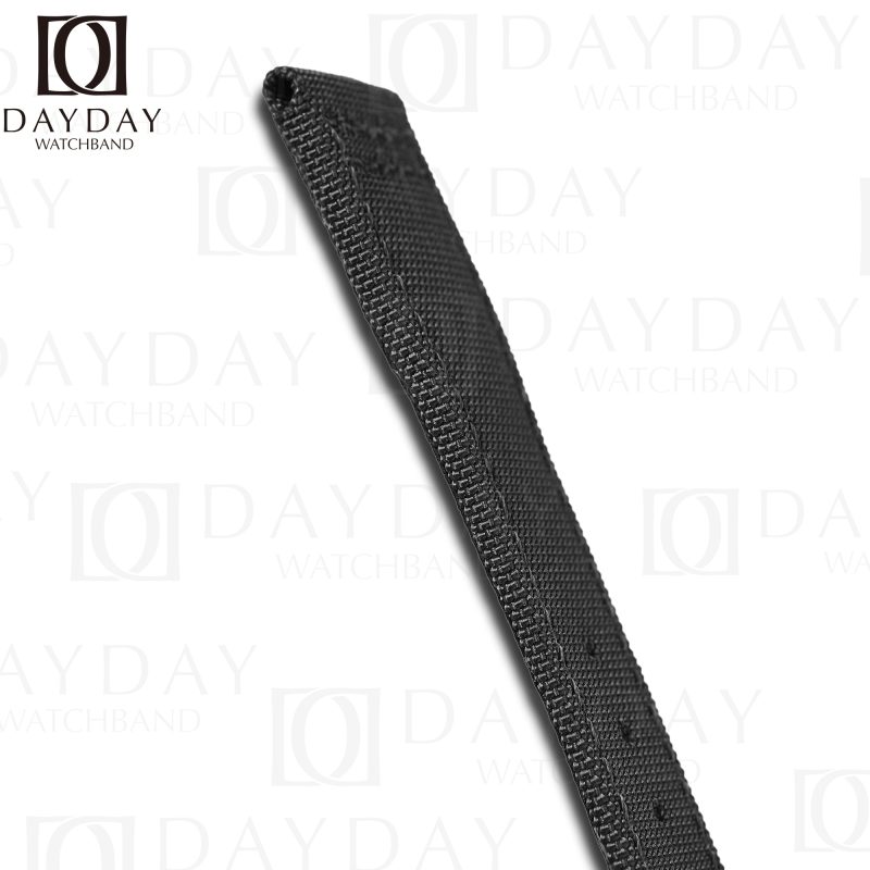 Custom black canvas watch straps watch bands belt replacement for IWC Pilot Top Gun Mark