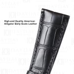 Custom handmade Blue alligator leather watch straps replacement for Franck Muller Casablanca 8880 Conquistador, Long Island for sale aftermarket (4)