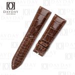 Custom handmade High gloss Brown alligator leather watch straps replacement for Franck Muller Casablanca 8880 Conquistador, Long Island for sale aftermarket (2)