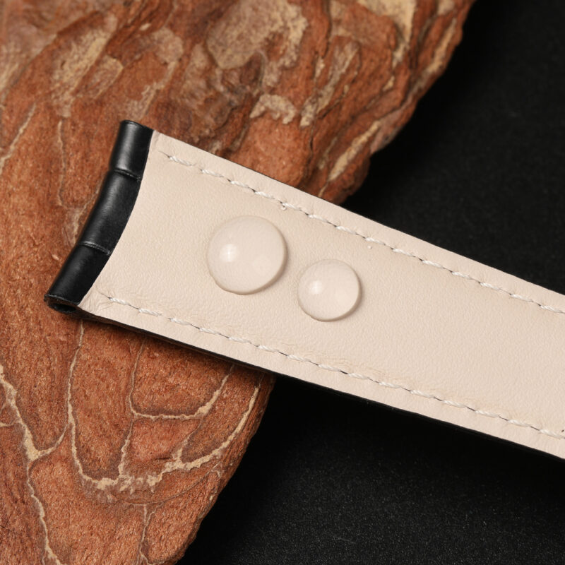 Custom handmade alligator watch Strap Replacement for Rolex Cellini with calfskin lining
