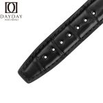 Custom handmade replacement black alligator leather watch band strap replacement 20mm 22mm for IWC Portuguese Portofino watch