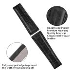 Custom-handmade-replacement-black-alligator-leather-watch-band-for-Rolex-Daytona-strap-20mm