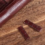 Custom-handmade-replacement-brown-alligator-leather-watch-band-for-Rolex-Daytona-strap-20mm