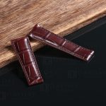 Custom-handmade-replacement-brown-alligator-leather-watch-band-for-Rolex-Daytona-strap-20mm