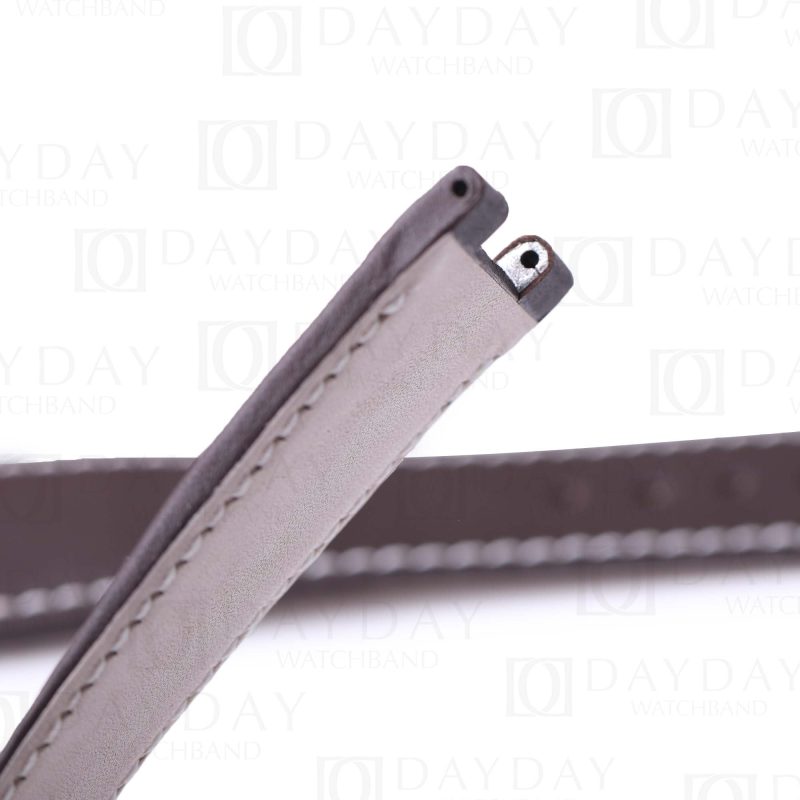 Custom handmade replacement brown calfskin leather watchband for Patek Philippe PP Nautilus 5711 5712 strap