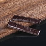 Custom-handmade-replacement-brown-alligator-leather-watch-band-for-Rolex-Daytona-strap-20mm
